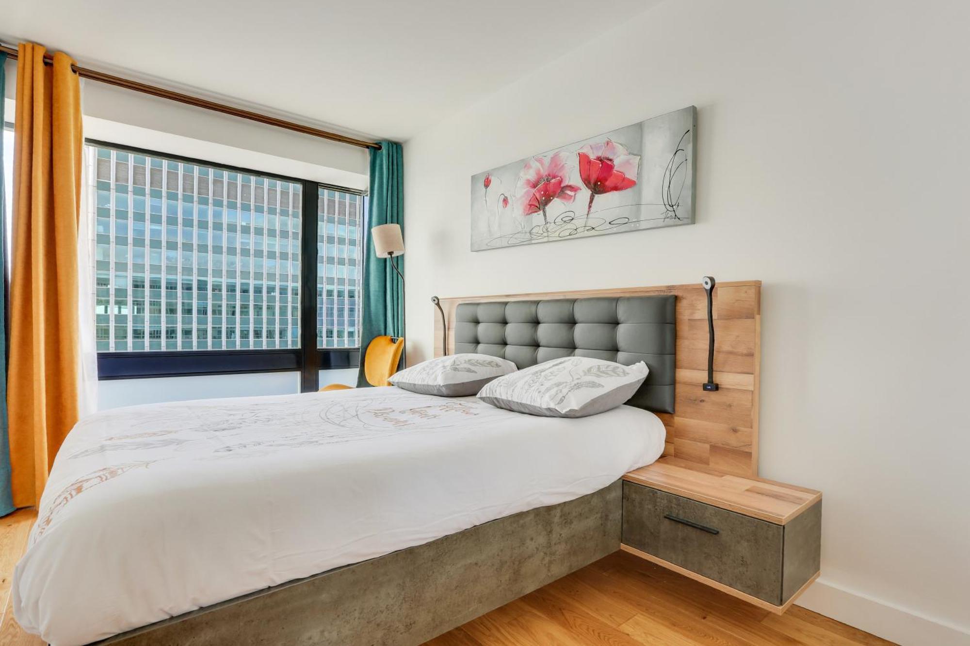 Paris Luxury Apartment 75M2 With Eiffel Tower View, 1 Min Metro, Parking ภายนอก รูปภาพ